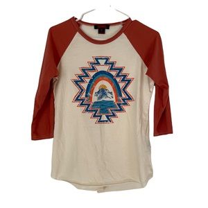 Aztec 3/4 length shirt